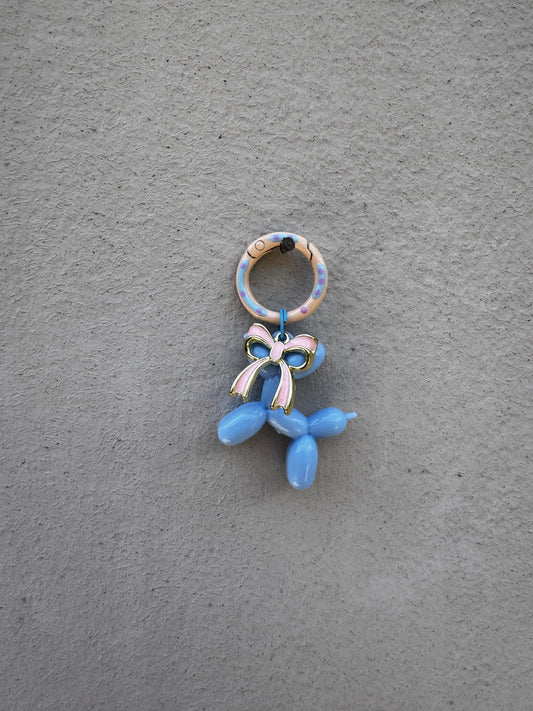 Balloon Dog Charm - Blue