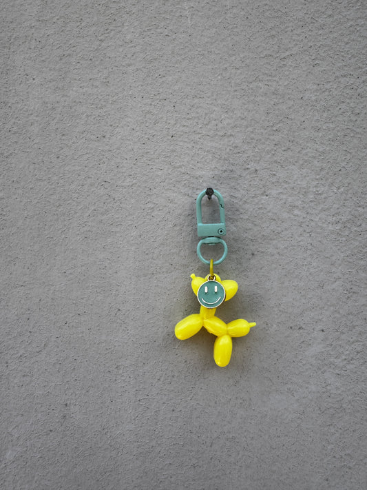 Balloon Dog Charm - Yellow