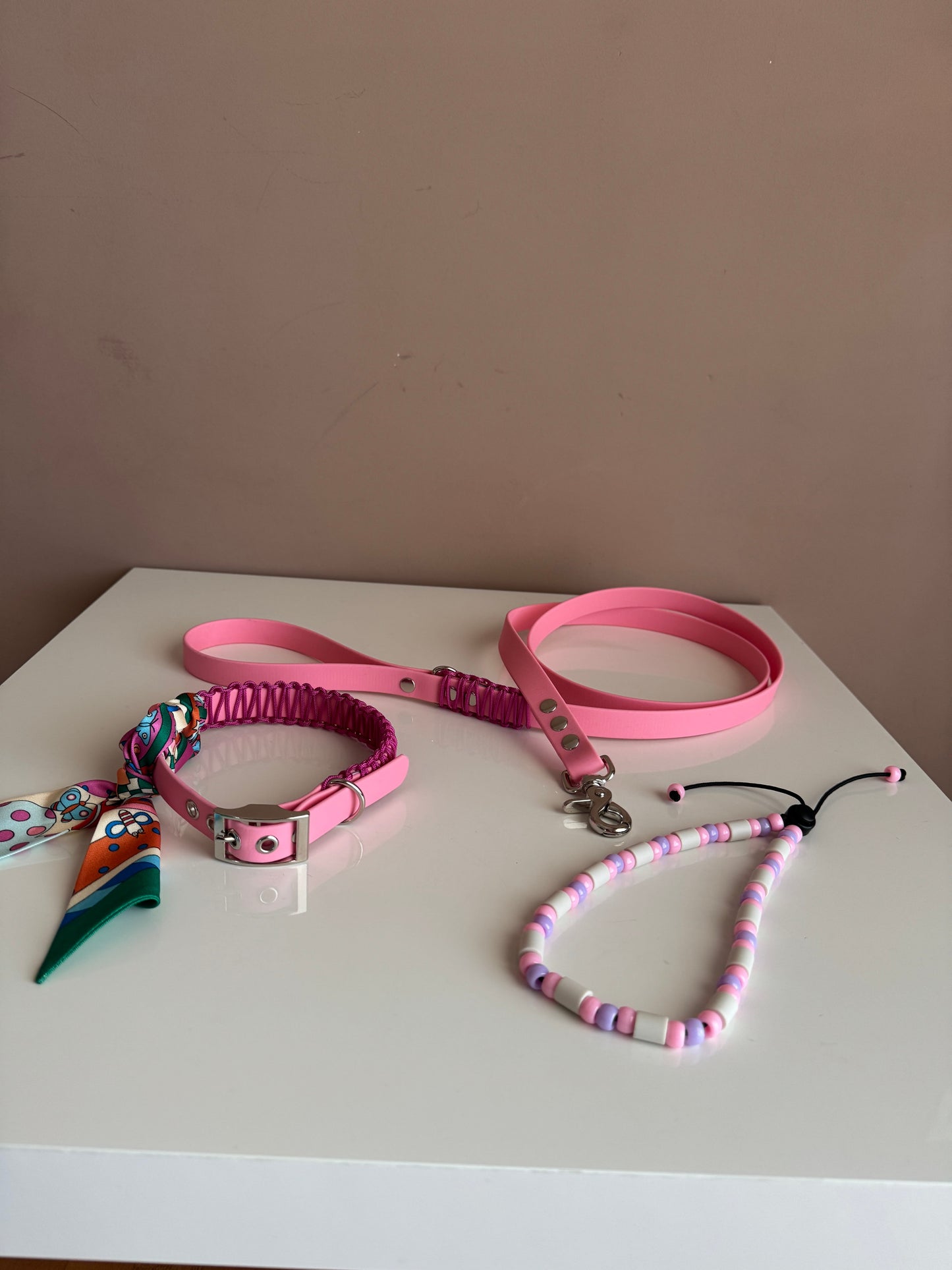 💖 Λουρί Biothane Blush Pop