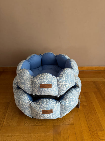 Dog Bed - Daisy-Bluebell Sky