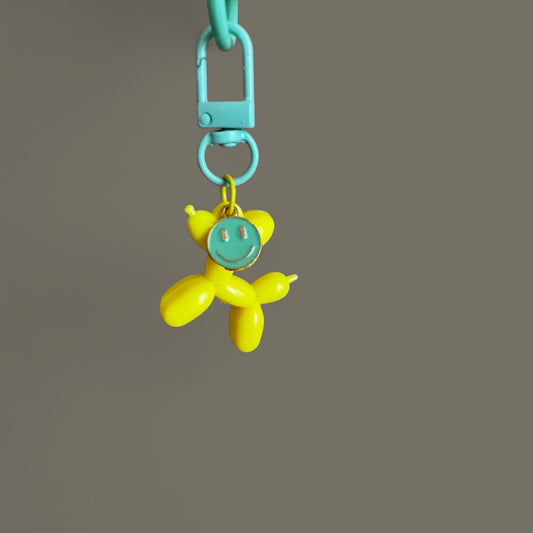 Balloon Dog Charm - Yellow