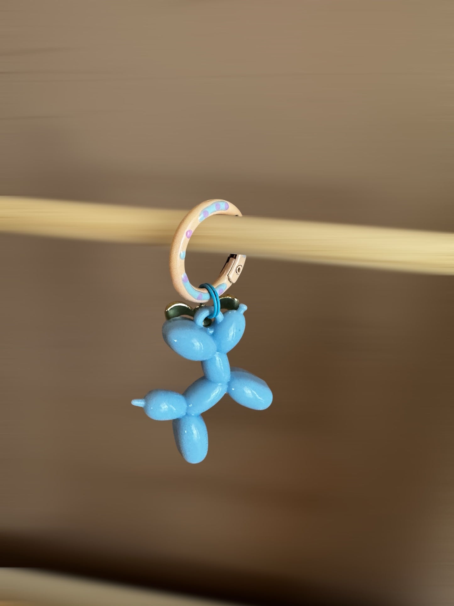 Balloon Dog Charm - Blue