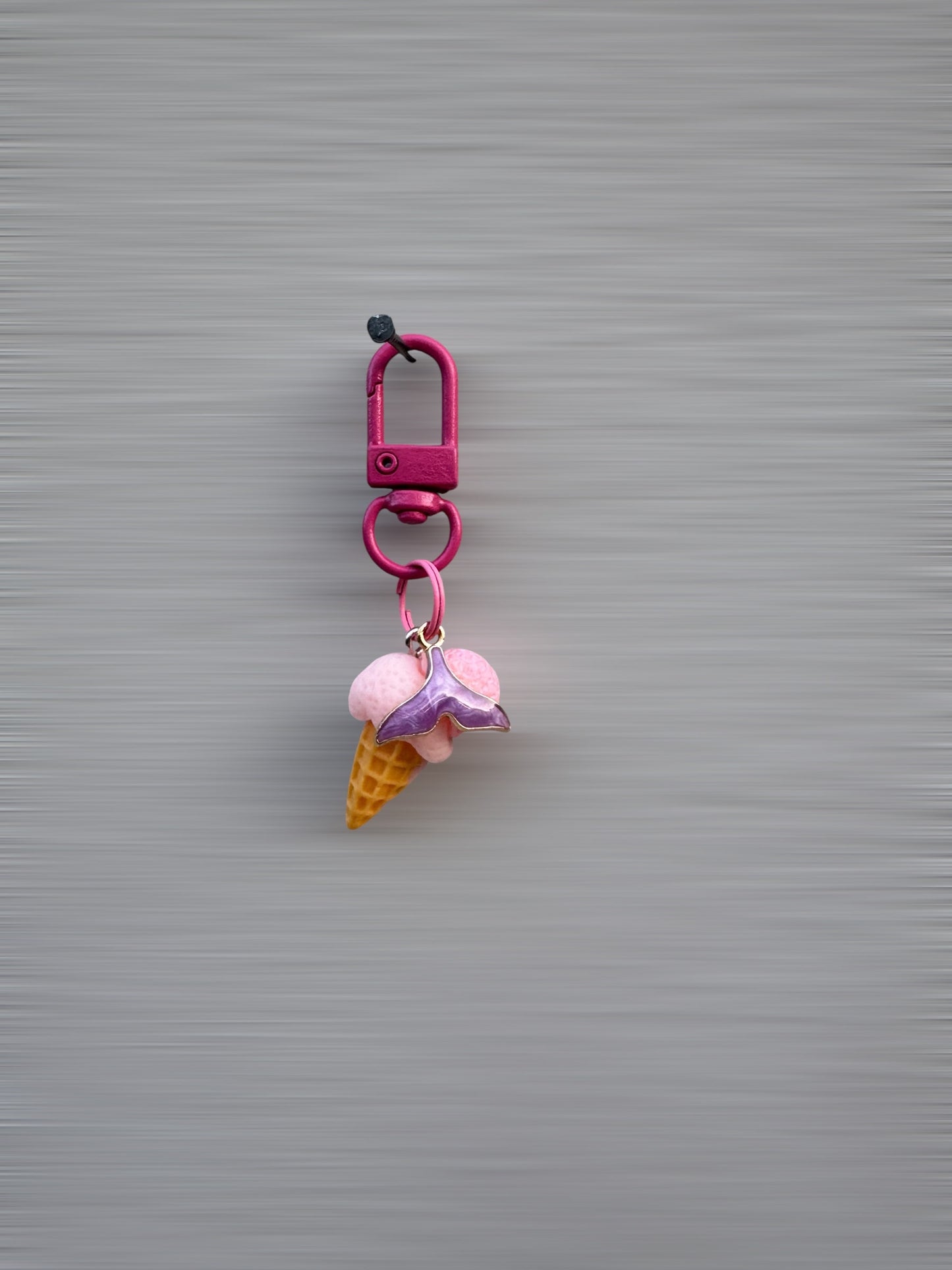 Mermaid Ice Cream Charm - Pink