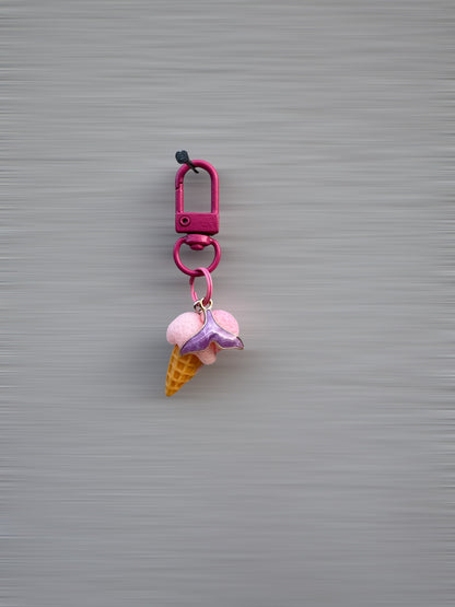 Mermaid Ice Cream Charm - Pink