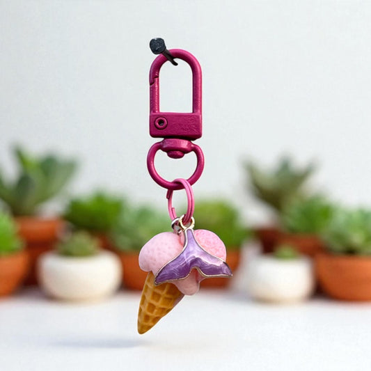 Mermaid Ice Cream Charm - Pink