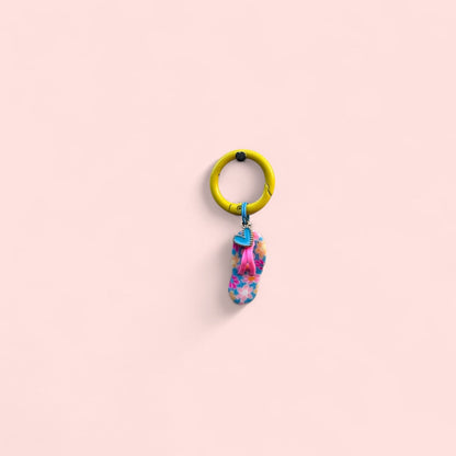 Flip-Flop Charm - Blue heart