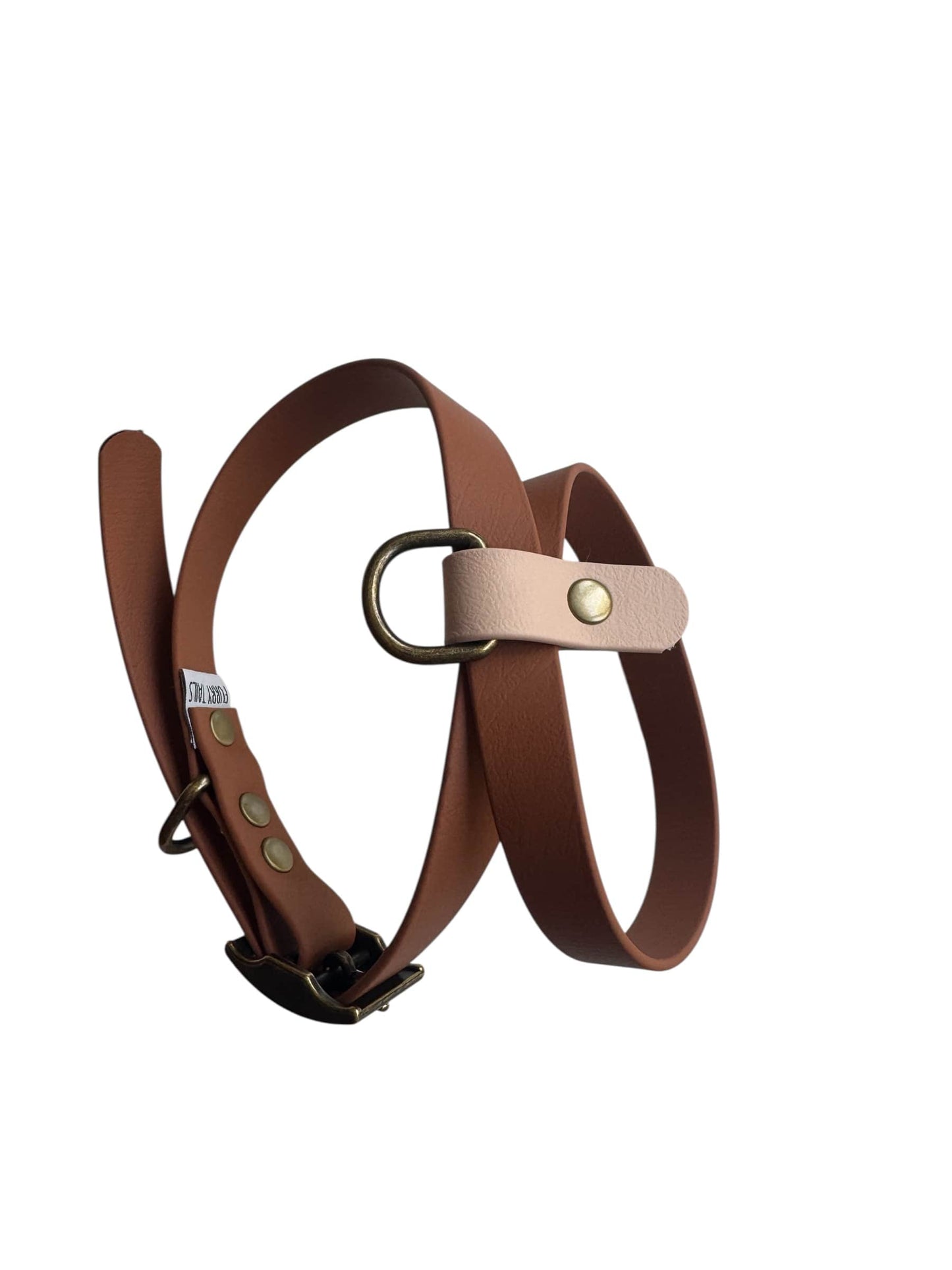 Biothane Harness – Brown & Beige