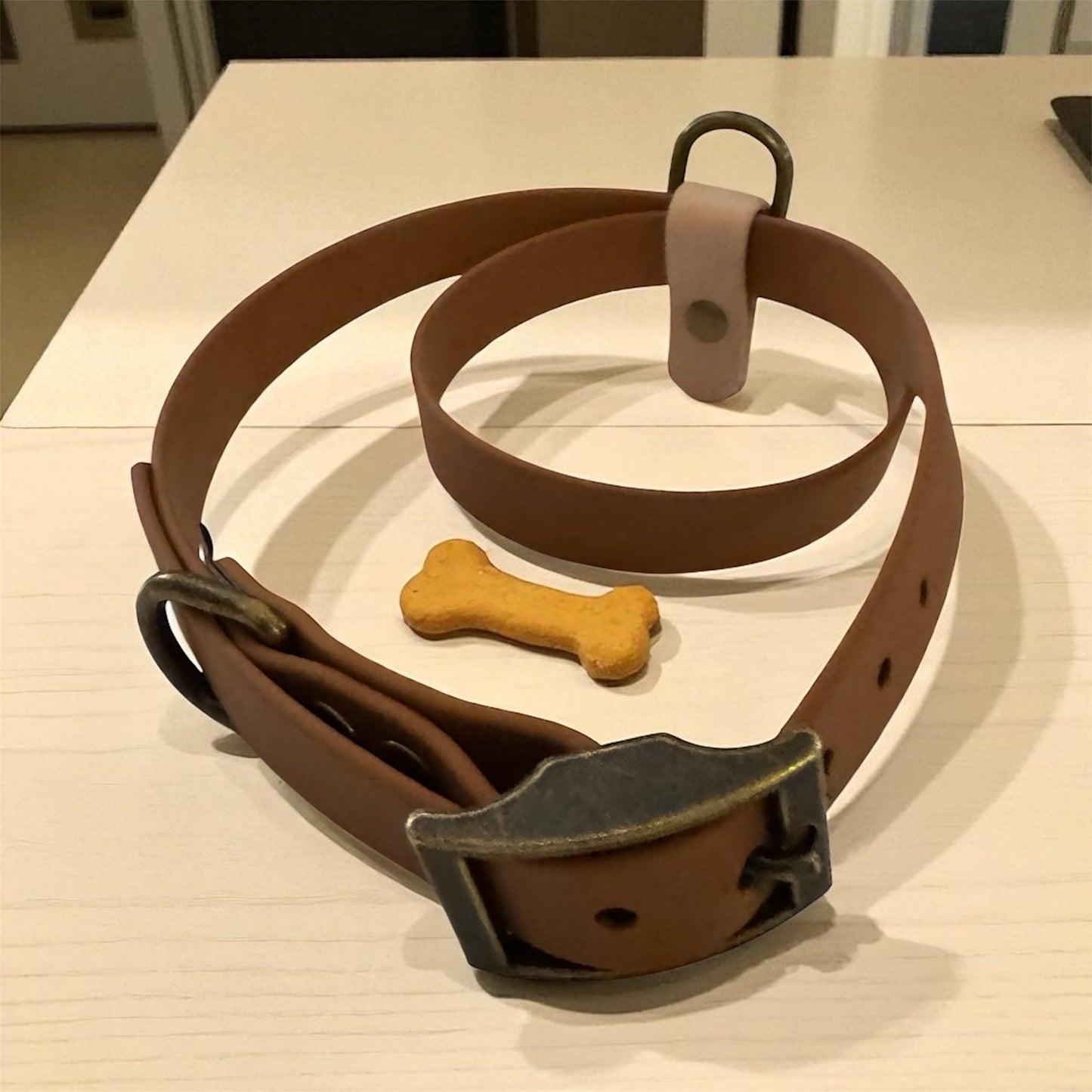 Biothane Harness – Brown & Beige