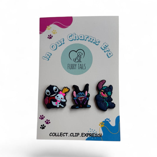 Triplet Charm Set - "Magic Moments"