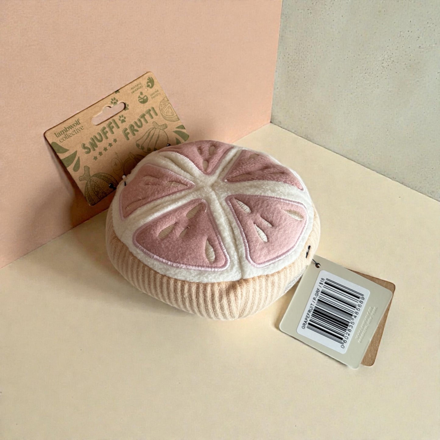 Grapefruit Enrichment Toy