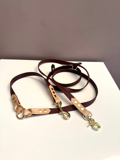 Biothane Handsfree Leash - Mocha Luxe