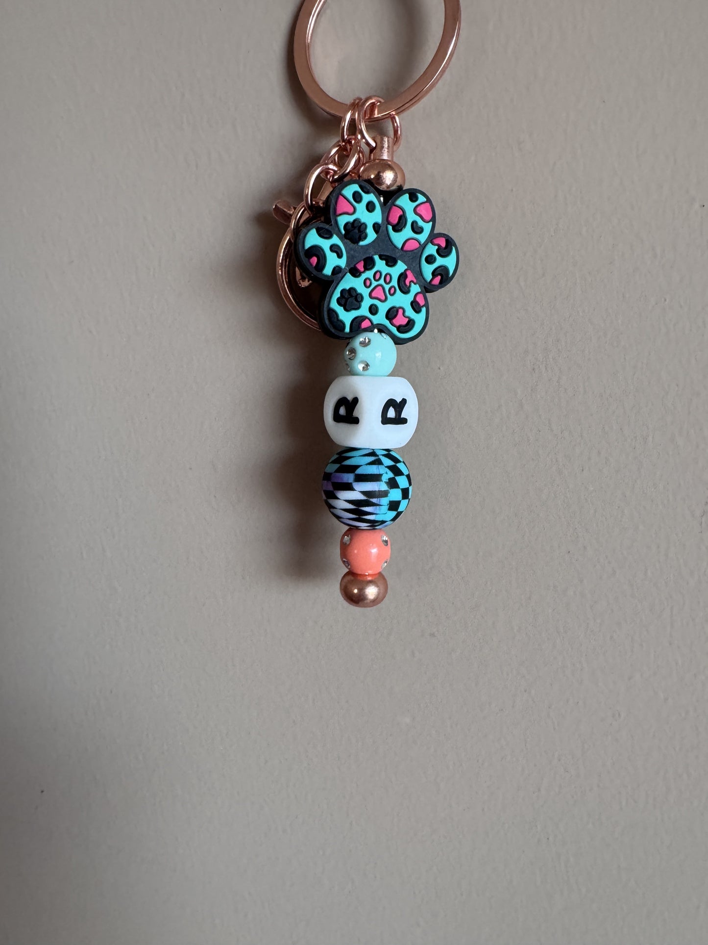 Key-ring Paw Lover Aqua
