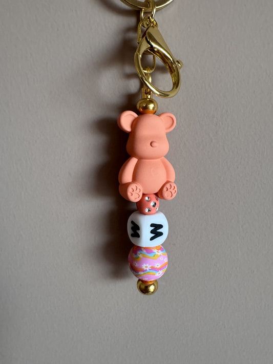 Key-ring Little Bear Peach